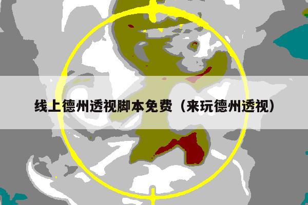 线上德州透视脚本免费(来玩德州透视)