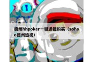 德州hhpoker一键透视购买（sohoo德州透视）