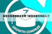 部落先锋透视脚本免费（部落先锋太妈坑人了）