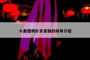 小奥德州扑克客服的简单介绍