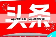 wpk德州是啥（wpk德州官网）
