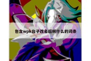 包含wpk台子改名后叫什么的词条