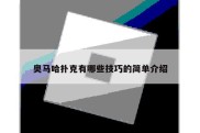 奥马哈扑克有哪些技巧的简单介绍