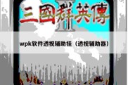 wpk软件透视辅助挂（透视辅助器）
