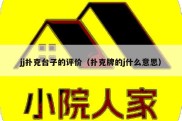 jj扑克台子的评价（扑克牌的j什么意思）