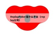 ReplayPoker是什么平台（replay公司）