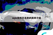 wpk软件不出款的简单介绍