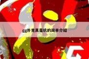 gg扑克真是坑的简单介绍