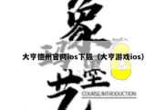 大亨德州官网ios下载（大亨游戏ios）