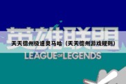 天天德州极速奥马哈（天天德州游戏规则）