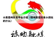 小奥德州扑克平台介绍（德州奥德乐有小孩玩的什么）