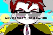 新手玩德州怎么自控（德州新手入门教程）