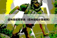 德州保险概率表（德州保险计算规则）