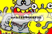 wpk台子是真钱吗的简单介绍
