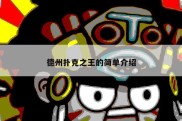 德州扑克之王的简单介绍