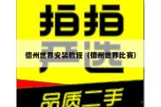 德州世界安装教程（德州世界比赛）
