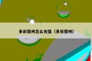 多彩德州怎么充值（多乐德州）