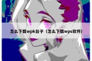 怎么下载wpk台子（怎么下载wps软件）