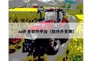 aa扑克软件平台（软件扑克牌）