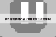 微扑克提供的产品（微扑克有什么规律么）