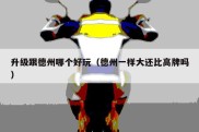 升级跟德州哪个好玩（德州一样大还比高牌吗）
