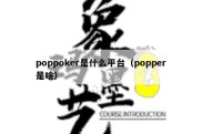 poppoker是什么平台（popper是啥）