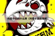 刘德华玩的什么牌（刘德华游戏视频）