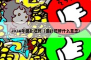 2024年德扑短牌（德扑短牌什么意思）